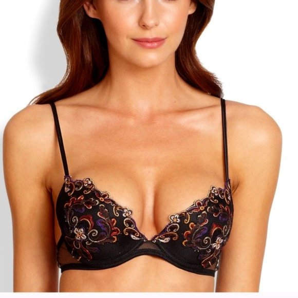 La Perla Paisley Embroiderd Bra (36A) NWOT